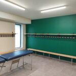 Réaménagement des sanitaires et vestiaires du comple sportif : Le Stadium à Villeneuve-d'Ascq (59) ,réalisé par Kalysse, Leader des équipements sanitaires et vestiaires pour les complexes sportifs et Arena